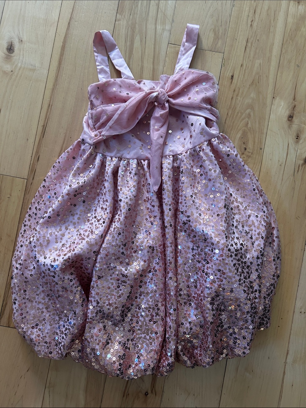 NWT- Marchesa Notte Kids' Sequin-Embellished Katrina Puffball Dress